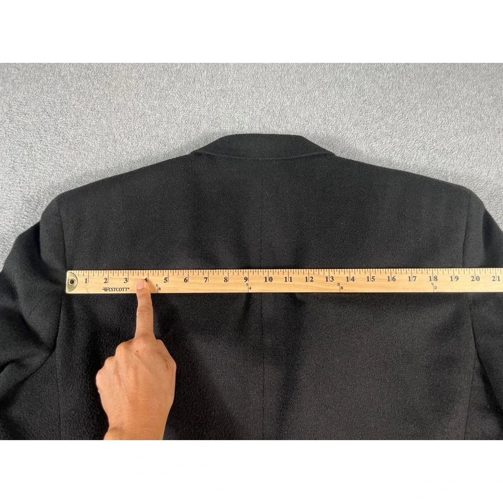 Jos A Bank Mens 46L Sport Coat Black 100% Camelhair 2 Button Blazer Jacket